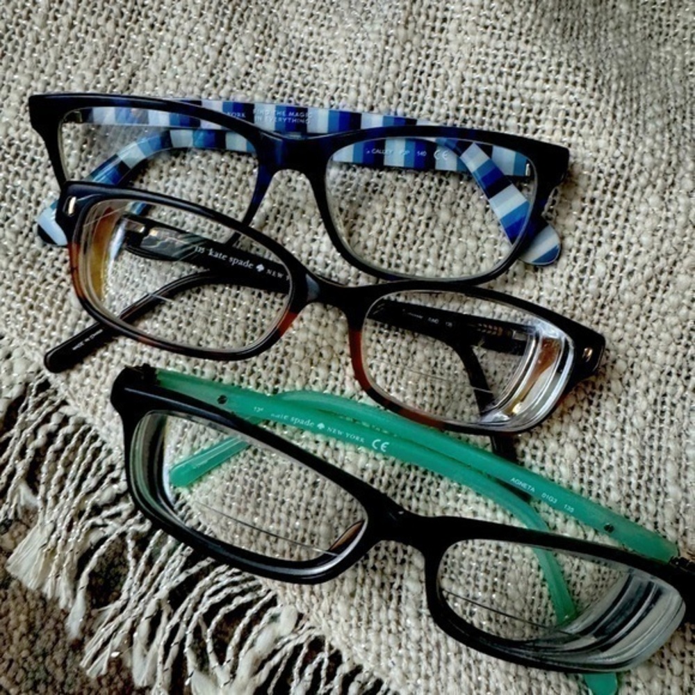 3 Pairs Nice Like New  Kate spade frames glasses